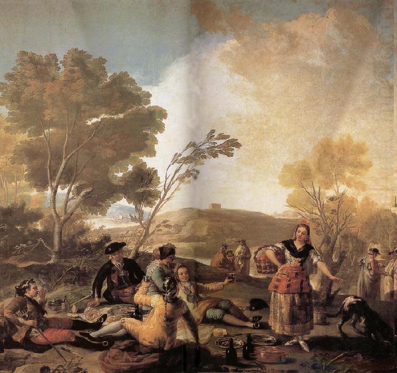 Francisco Goya The Picnic china oil painting image